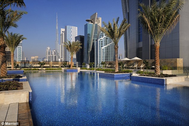 Fancy a dip? The hotel has a 30-metre swimming pool located on the seventh level of the hotel 